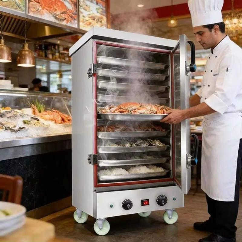 Commercial Kitchen Cooking - 業務用厨房機器 ガス式蒸し器 工業用炊飯器 蒸し機 ライスロール調理機 ステンレス製