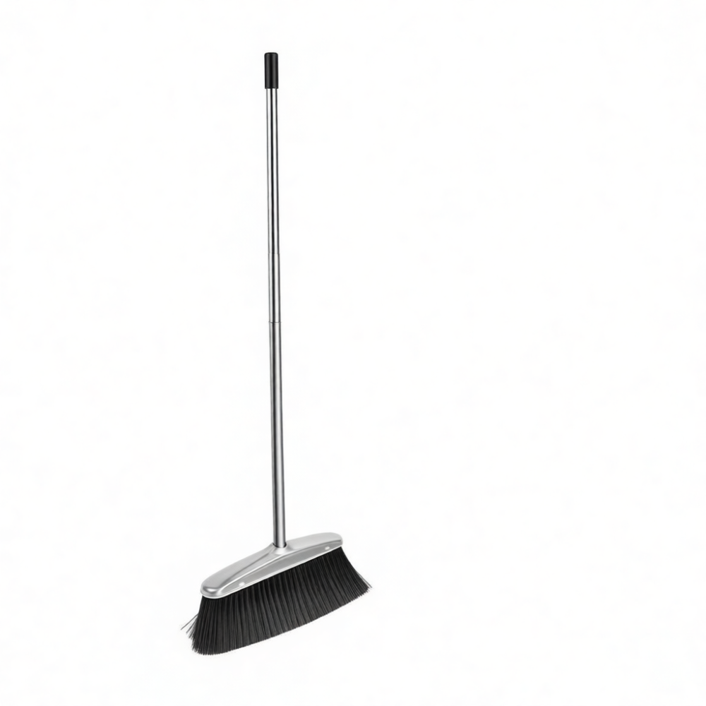 Commercial Kitchen Broom - 業務用ステンレス製ほうきとちりとりセット 厚手のちりとり 家庭用清掃ツール 効率的な室内床清掃用具