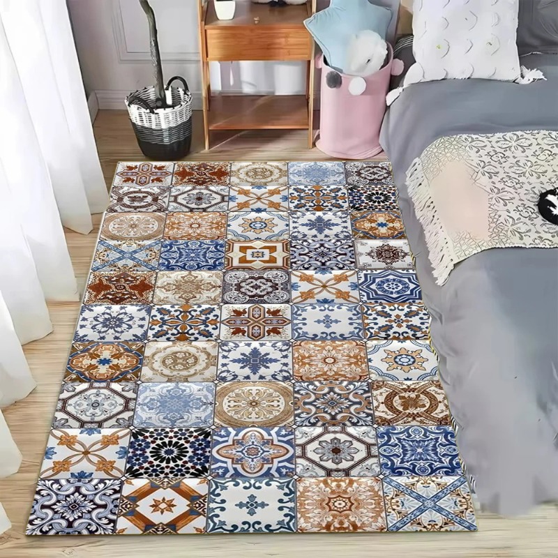Commercial Kitchen Vinyl Flooring - 滑り止めキッチンマット ビニール製キッチンカーペット フロアマット キッチン用 ホームデコレーション エリアラグ