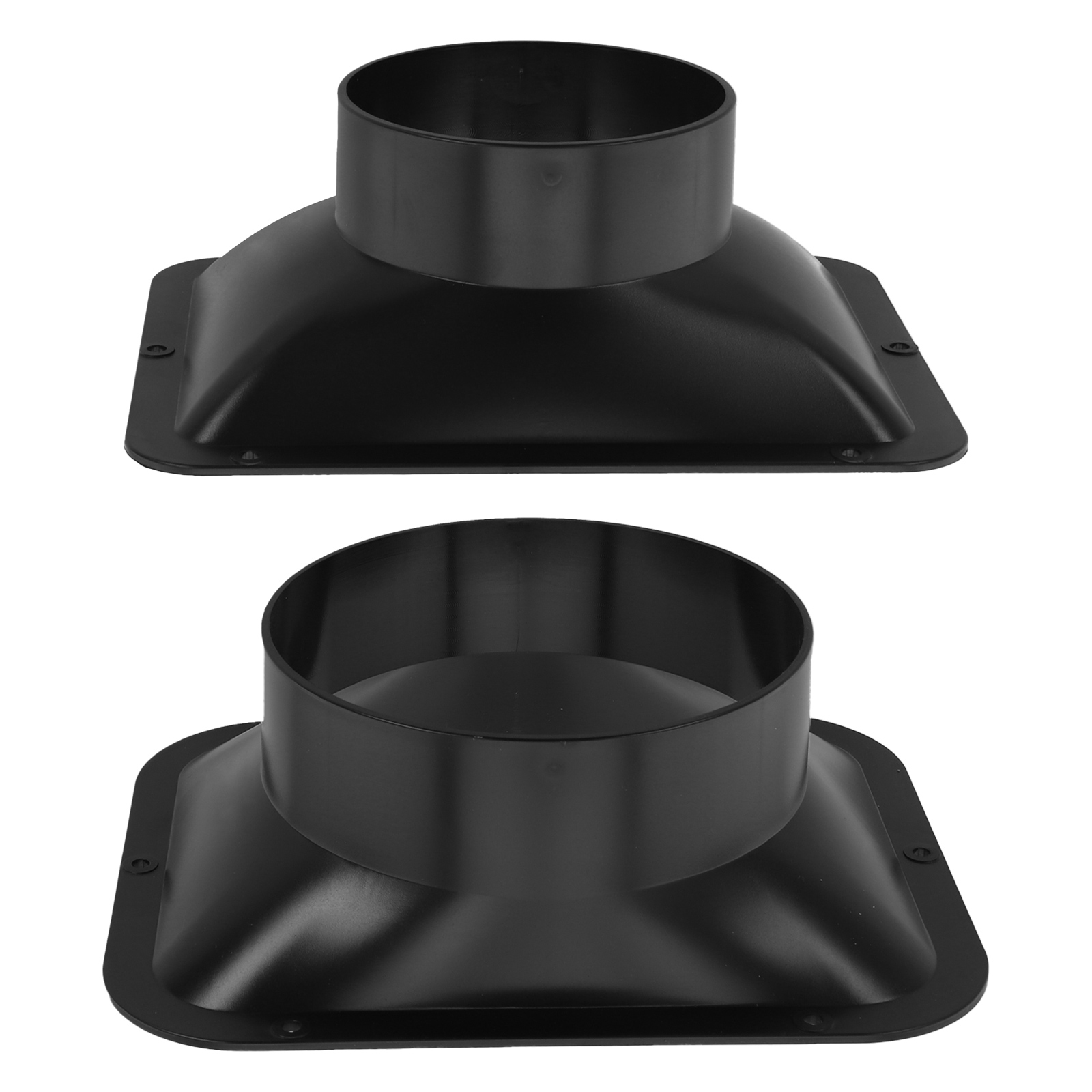 Commercial Kitchen Exhaust Hood - 100/150mm壁フランジ換気コネクター、ロングダクトファンホースアダプターコネクター、キッチンフード換気用換気アダプター
