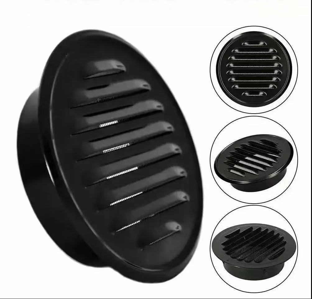 Commercial Kitchen Exhaust Hood - 1 個のステンレス鋼フードフラットヘッド外壁換気排気口キッチンの煙と空気換気用