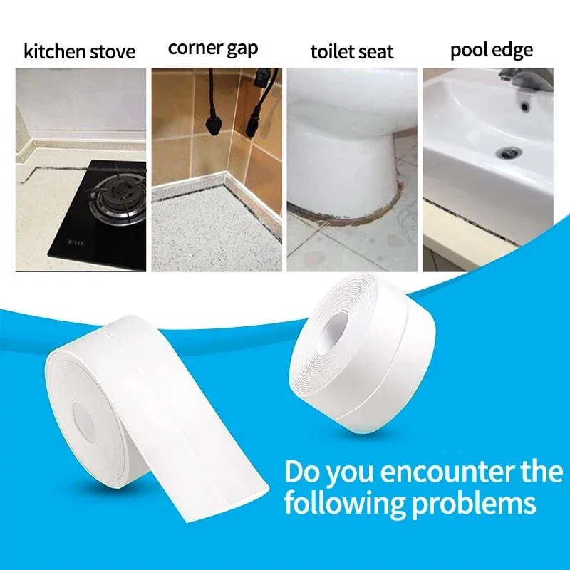 1 ロールコーキングテープ防水 PVC シールテープキッチン - Commercial Kitchen Wall Panels のレビューと価格