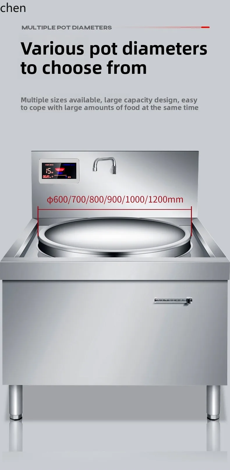 ZML業務用誘導調理器大型鍋用コンロ米屋厨房機器フライパン用 - Commercial Rice Cooker のレビューと価格
