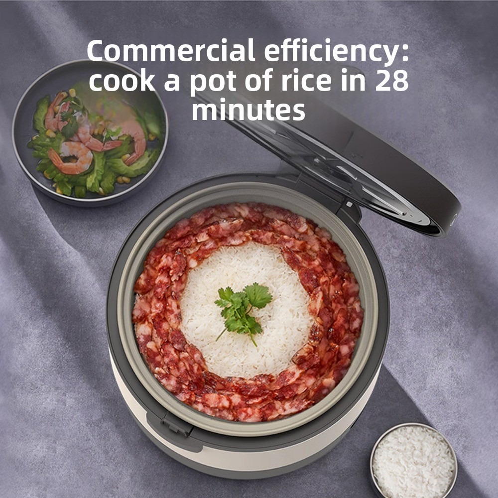 美的9L業務用炊飯器 マイクロ圧力高速調理 ノンスティック鍋 - Commercial Rice Cooker のレビューと価格
