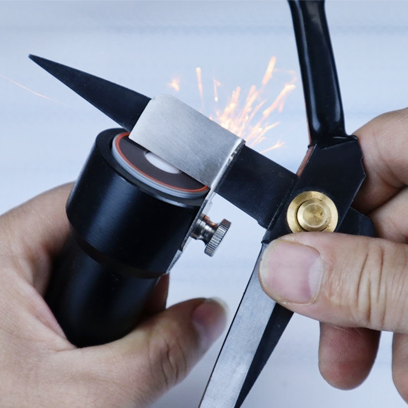 固定角ナイフシャープナー新しいスタイルのテーラーのはさみ理髪 - Commercial Kitchen Knife Sharpener のレビューと価格