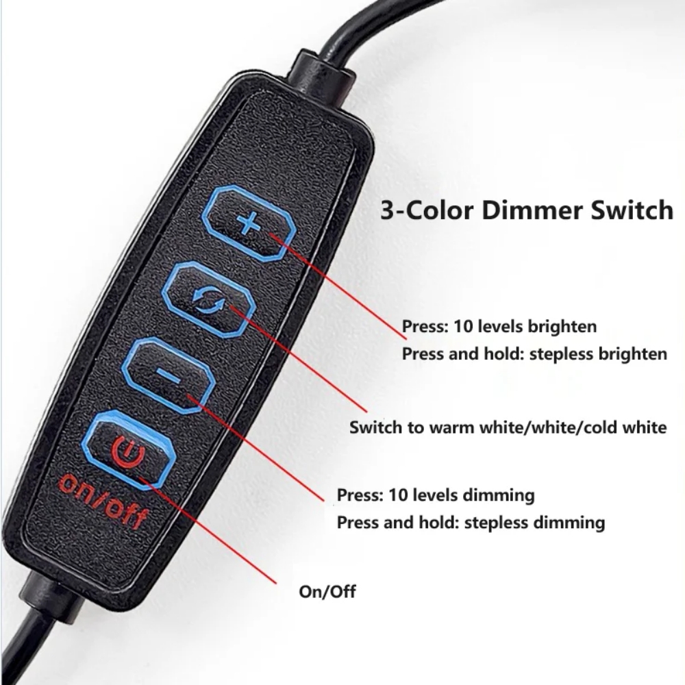 3色調整可能USBパックライト5V超薄型LEDキャビネットラ - Commercial Kitchen Lights のレビューと価格