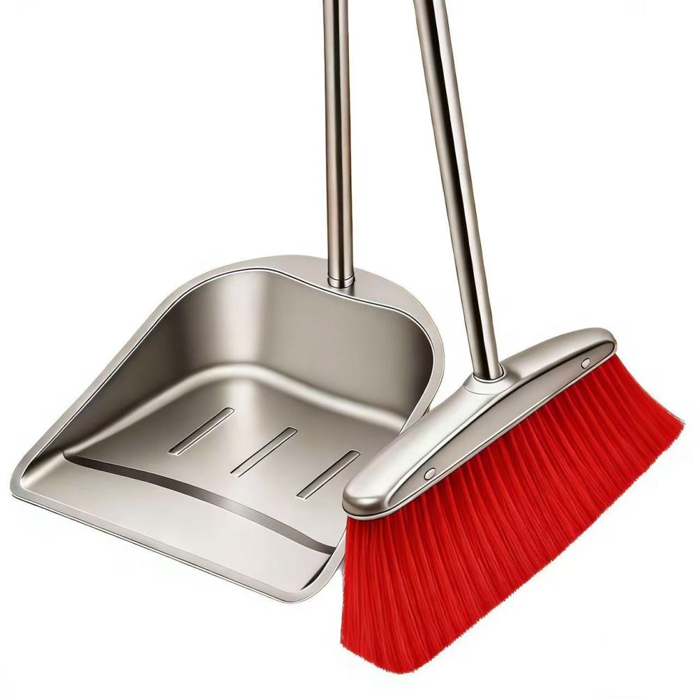 業務用ステンレス製ほうきとちりとりセット 厚手のちりとり 家 - Commercial Kitchen Broom のレビューと価格