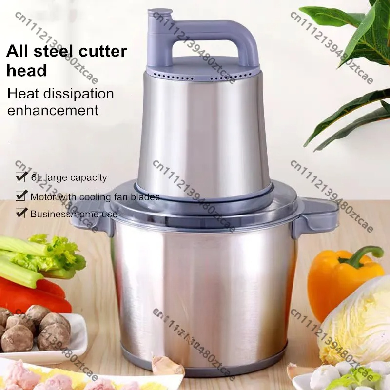 6Lステンレス製電動ミートグラインダー多機能家庭用業務用ミン - Commercial Kitchen Grinder のレビューと価格