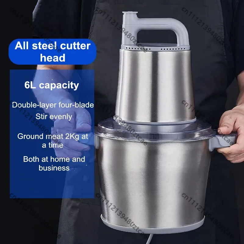 6Lステンレス製電動ミートグラインダー多機能家庭用業務用ミン - Commercial Kitchen Grinder のレビューと価格