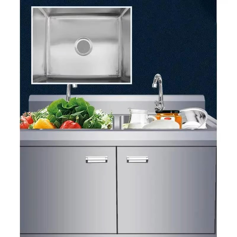 業務用金属製キッチンシンク、屋外キャビネット収納用、手術台シ - Commercial Kitchen Double Sink のレビューと価格