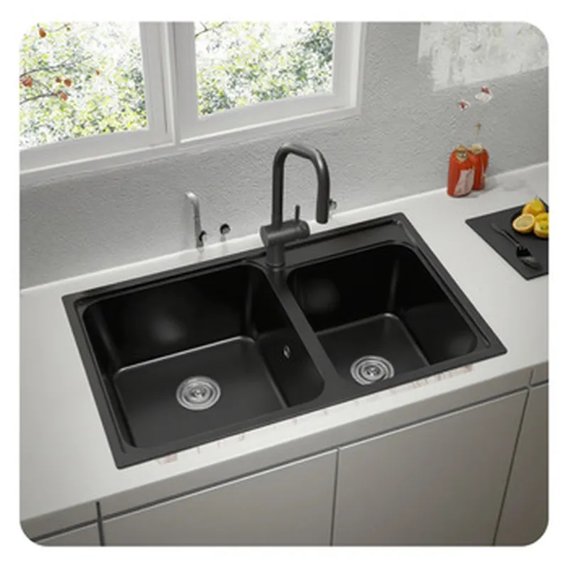 SMC製ダブルシンク高強度防水お手入れ簡単樹脂製食器洗いシン - Commercial Kitchen Double Sink のレビューと価格