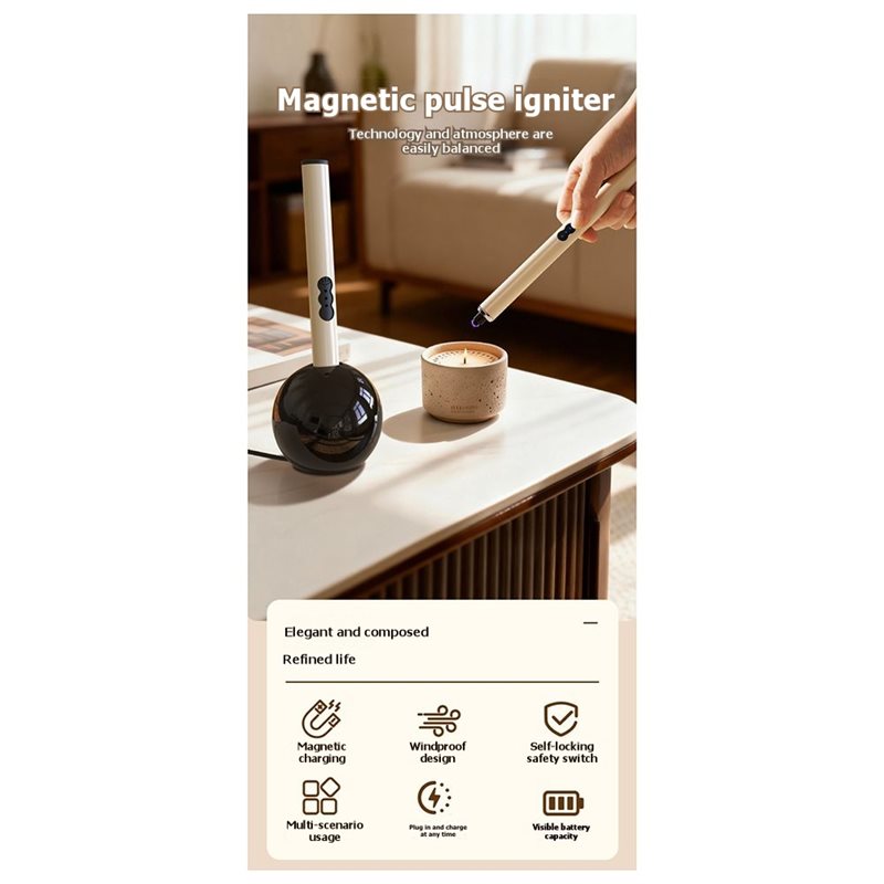 キッチンガスコンロ用点火器 磁気充電式アロマライター ロング - Commercial Kitchen Burner のレビューと価格
