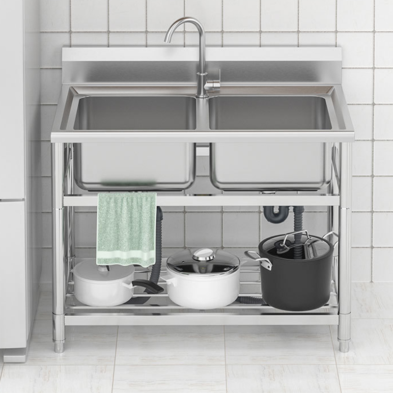 2026年製ステンレス鋼プールキッチンシンク業務用洗面台シン - Commercial Kitchen Double Sink のレビューと価格