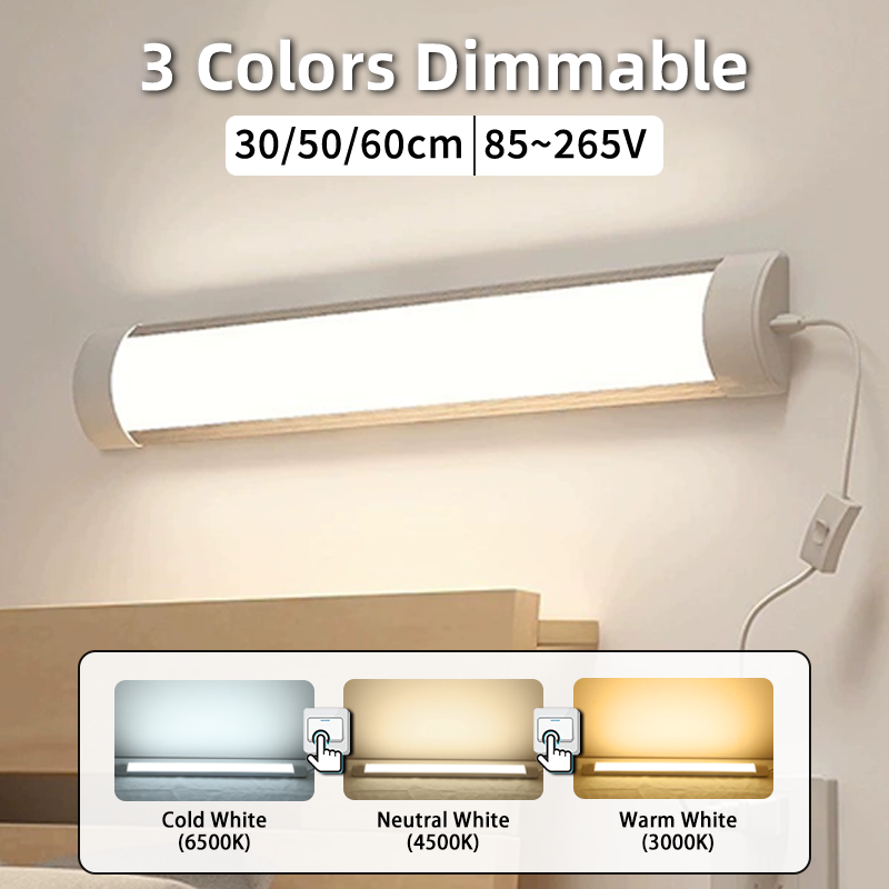 調光可能な強度のLEDチューブライト,3色,キッチン,バスル - Commercial Kitchen Lights のレビューと価格