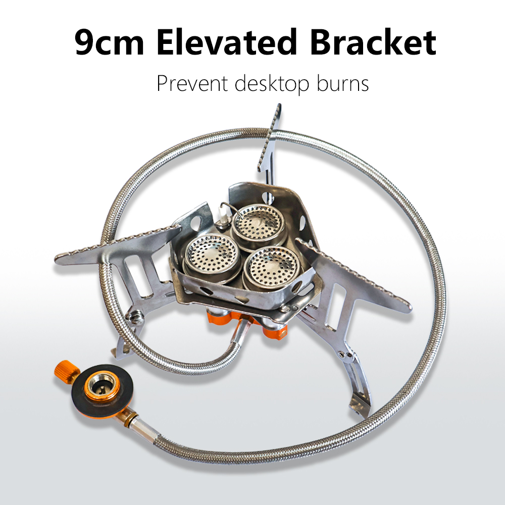 Tarka キャンプガスストーブ 5800 ワット 3 ヘッ - Commercial Kitchen Burner のレビューと価格