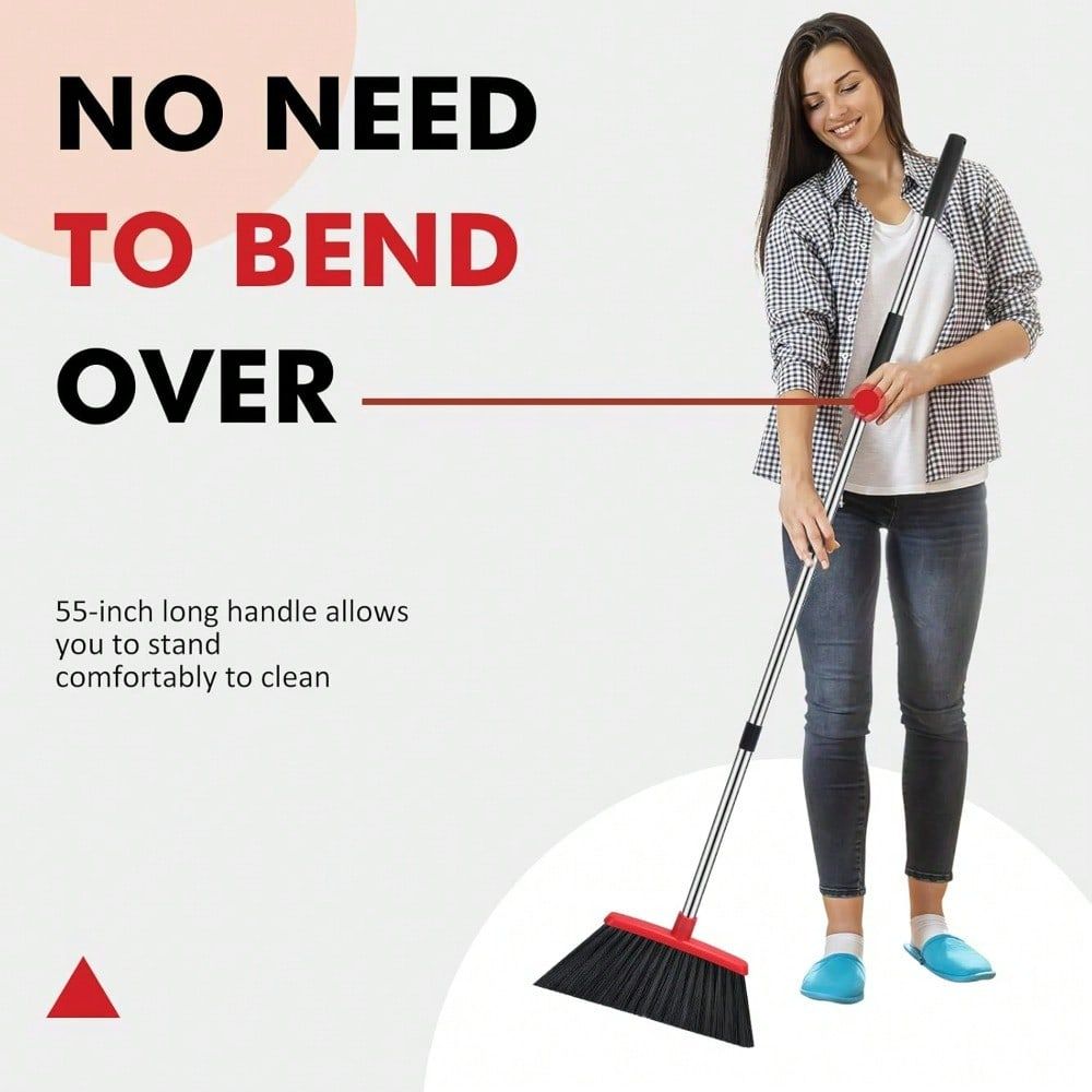 インチヘビーデューティー屋外用ほうき、長柄、大型アングル商業 - Commercial Kitchen Broom のレビューと価格