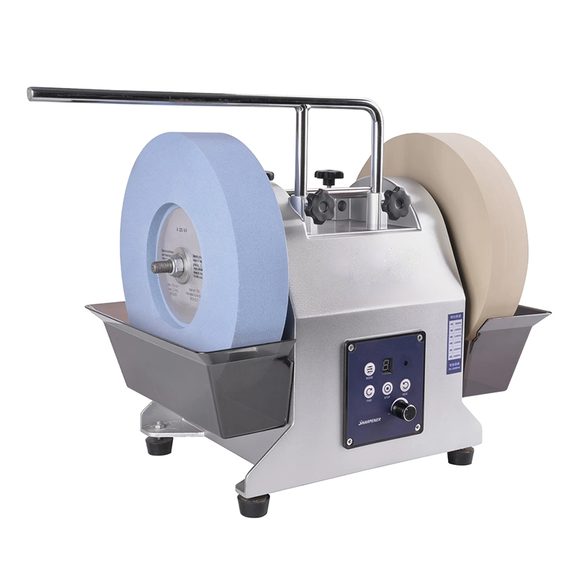 10インチデュアルホイール電動ナイフシャープナー、コンパクト - Commercial Kitchen Knife Sharpener のレビューと価格