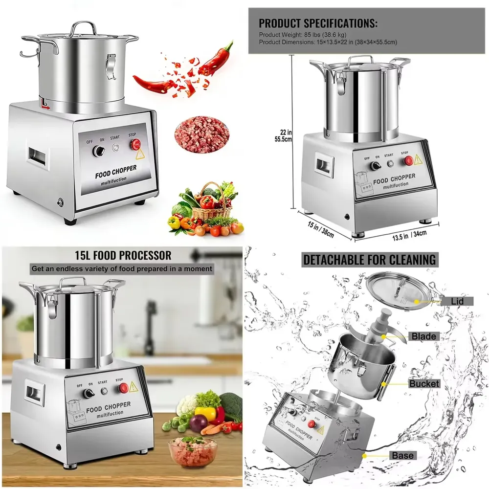 2026年製ステンレス鋼電動業務用フードプロセッサー、肉挽き - Commercial Kitchen Grinder のレビューと価格