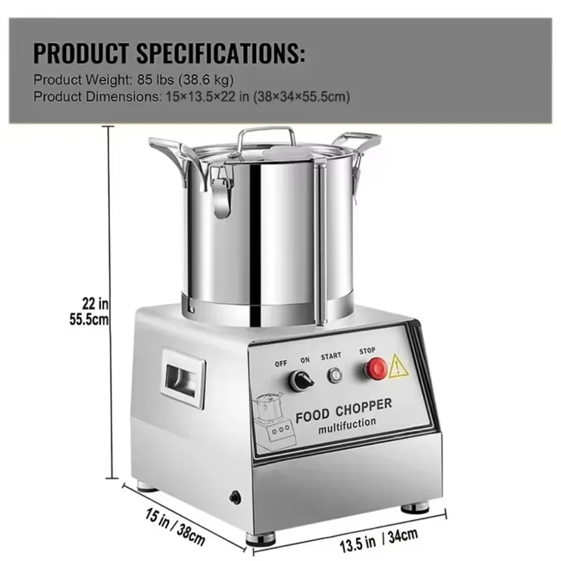 2026年製ステンレス鋼電動業務用フードプロセッサー、肉挽き - Commercial Kitchen Grinder のレビューと価格