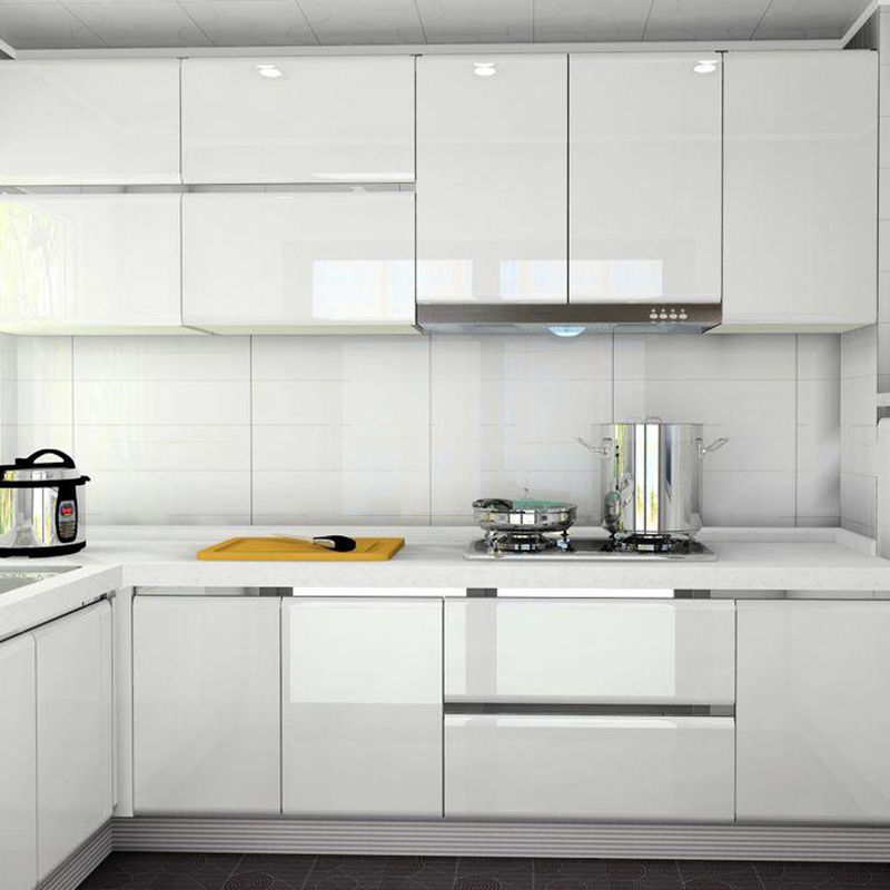 ペイント光沢のある白いキャビネットウォールステッカー古い家具 - Commercial Kitchen Wall Panels のレビューと価格