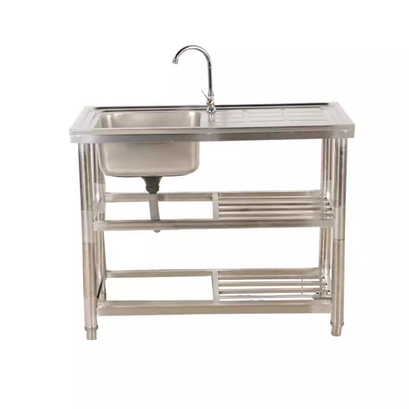 82*48*80cm ダブルステンレスシンク 業務用キッチン - Commercial Kitchen Double Sink のレビューと価格