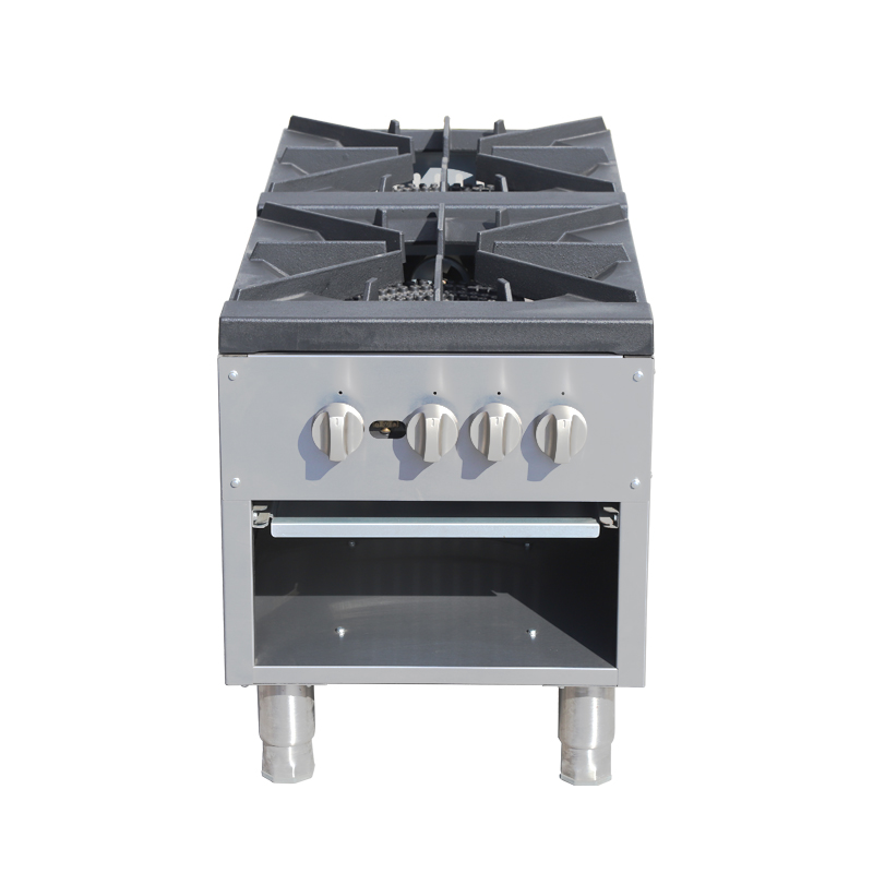 業務用厨房プロ仕様ストックポットレンジ2バーナー工業用コンロ - Commercial Kitchen Burner のレビューと価格