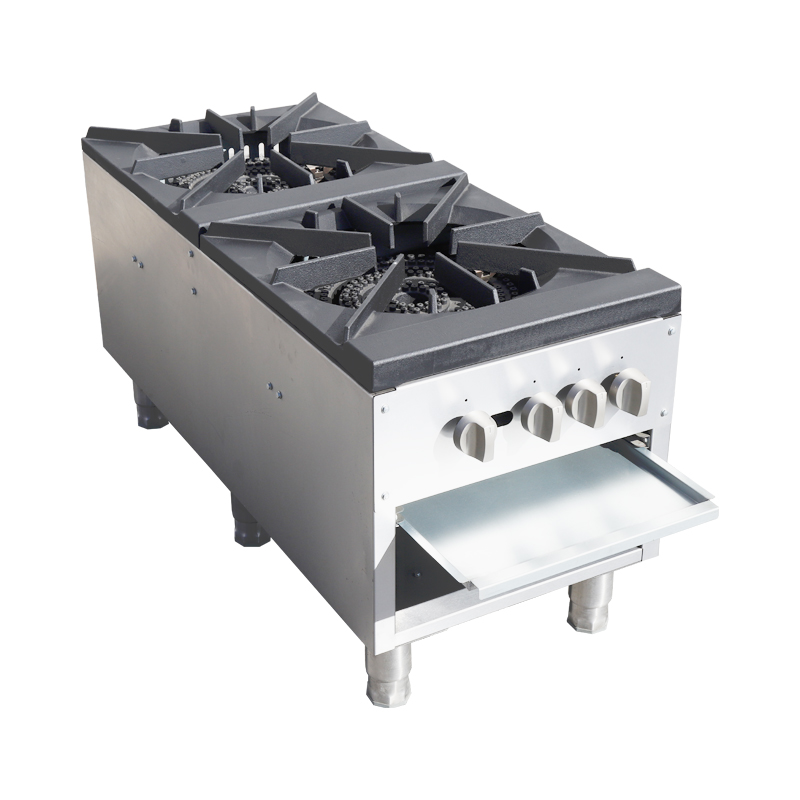 業務用厨房プロ仕様ストックポットレンジ2バーナー工業用コンロ - Commercial Kitchen Burner のレビューと価格