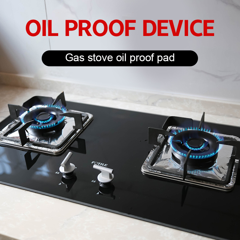 アルミホイルガスコンロ用厚手カバー,防油パッドプロテクター, - Commercial Kitchen Burner のレビューと価格