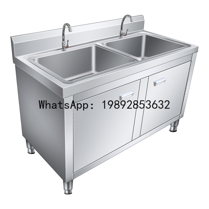 CZ モダンミニマリスト 304ステンレス製シンクキャビネッ - Commercial Kitchen Double Sink のレビューと価格