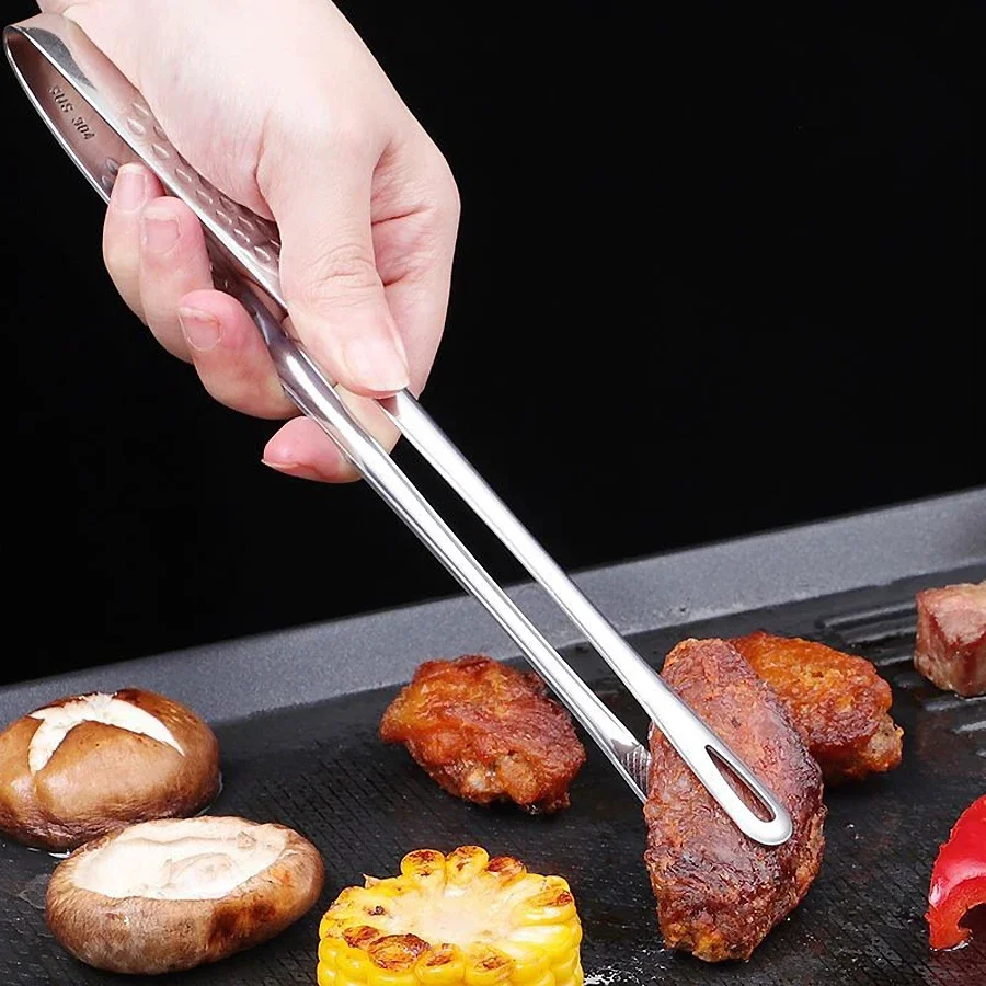 ステンレス鋼キッチントングノンスリップ耐熱バーベキューグリル - Commercial Kitchen Cooking のレビューと価格