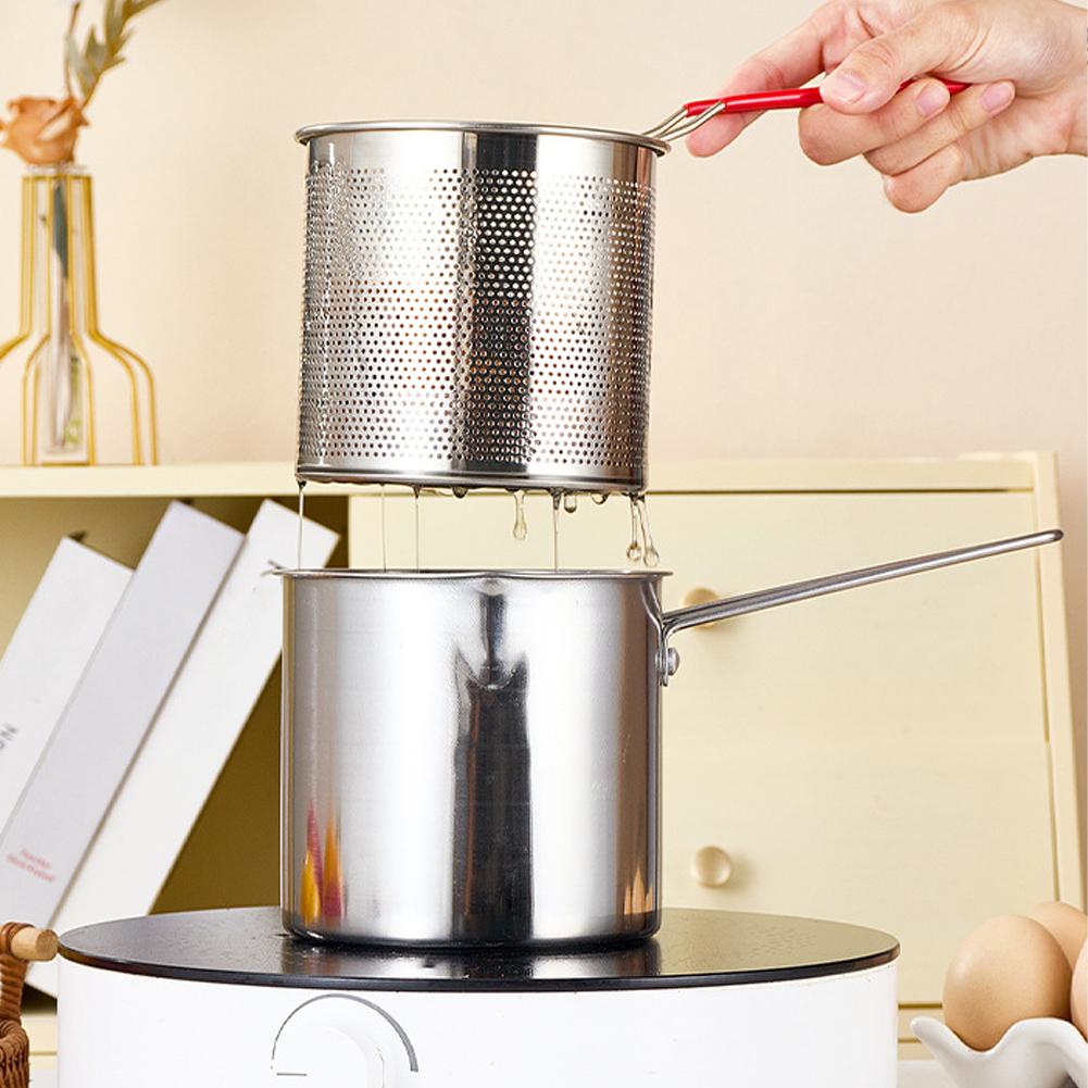 ステンレス製ディープフライヤーポット、ストレーナーバスケット - Commercial Kitchen Cooking のレビューと価格
